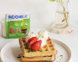 Foto langkah ke 7 dari resep Waffle Matcha.