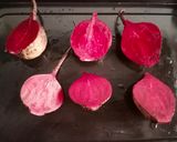 A picture of step 2 of Beetroot Orange Chia Salad.