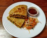 A picture of step 9 of Egg Bhurji Wrap.