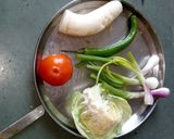 ગ્રીન ઓનિયન સલાડ(Green onion salad recipe in Gujarati) રેસીપી સ્ટેપ1ફોટો