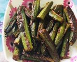 भरवां भिंडी (bharwa bhindi recipe in Hindi) रेसिपी चरण 3 फोटो