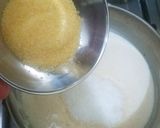A picture of step 7 of Zebra bread pudding.