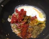 A picture of step 7 of Kathiyawadi gathiya ki sabzi.