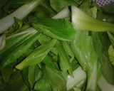 Hình bước làm 1 của món Canh Cải Thìa Nấu Nấm Bào ngư