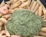 Foto del paso 10 de la receta Unos macarrones, con langostinos y salsita de albahaca 🌿