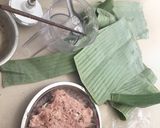 Hình bước làm 4 của món Chả Huế gói lá chuối