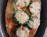 Foto del paso 7 de la receta: Zapallitos rellenos, con salsa roja y blanca. Vegetarianos