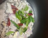 A picture of step 4 of Kerala style Mix veg sambar.