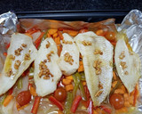 Foto del paso 4 de la receta: Pescado al horno con verduras
