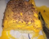 A picture of step 5 of Mango Ice cream cake.