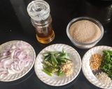 A picture of step 1 of Samba rava upma.