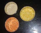 A picture of step 1 of Kevti Dal.