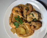 Foto del paso 14 de la receta: Wok de langostinos con rape