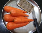 A picture of step 1 of Carrot Halwa 🥕.