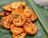 A picture of step 8 of Aratikaya Vepudu/Raw Banana Fry.