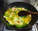 青椒蝦仁炒蛋(簡單料理）的食譜步驟11照片