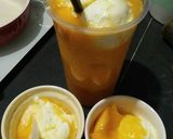 Gambar langkah 3 resipi Mango Shake.