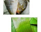 Foto langkah ke 1 dari resep Pepes: Ikan Woku Daun Ubi/Singkong (Pedas).