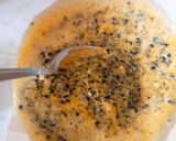 A picture of step 2 of Passion fruit jello.