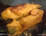 A picture of step 3 of Mirchi bada.
