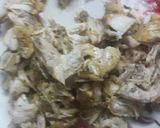 A picture of step 1 of Chicken fried rice.