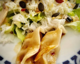 Foto del paso 2 de la receta: Dumplings de pollo con ensalada de arroz basmati —receta de aprovechamiento—