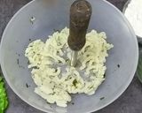 A picture of step 1 of Masala Poori from left over sooji upama.
