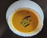 A picture of step 2 of Gujarati curry.