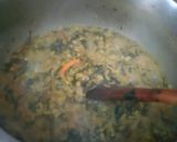 A picture of step 6 of Makhni Daal palak dhaba style.