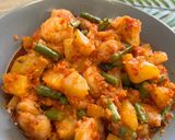 Foto langkah ke 7 dari resep Balado kentang udang.