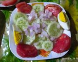 Une image de l'étape 5 de Salade concombre.