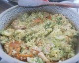 Bulgur gombával és brokkolival recept fázis 3 fotója