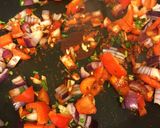A picture of step 9 of Turkish stuffed aubergines with beef and tomatoes (Karniyarik) 🇹🇷.