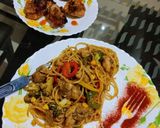 ইন্ডিয়ান স্টাইল  চিকেন স্প্যাগেটি পাস্তা (Indian style chicken spaghetti pasta recipe in bengali) রেসিপির ধাপ 3 ছবি