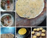 A picture of step 1 of Methi Thepla (Masala Roti).