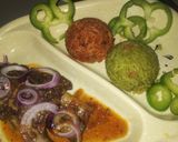 A picture of step 3 of Colourful rice.