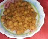 A picture of step 8 of Chickpea curry #4weekschallenge #charityrecipe.