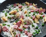 Foto del paso 4 de la receta Arroz frito con toque de salsa de soja y Tabasco