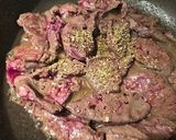 Lecsós pirított pulykamáj recept fázis 5 fotója