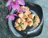 Hình bước làm 12 của món Bánh hoa sen ngàn lớp
