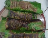 Foto langkah ke 10 dari resep Nasi bakar cumi asin.