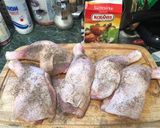 Töltött csirkecomb zöldséges rizzsel 🤗👌🍗🍽 recept fázis 6 fotója