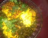 A picture of step 6 of Hara Chana Paneer.