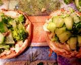 EASY Hummus, Veggie English Muffin Pizza (kid friendly, budget friendly!) recipe step 4 photo