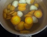 Foto langkah ke 1 dari resep Sup Bayam Telur Puyuh.