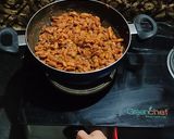 A picture of step 9 of CHATPATA RAJMA WRAP/RED KIDNEY BEANS BURRITOS.