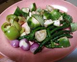 Foto langkah ke 1 dari resep Terong Ijo Cabe Ijo (Macek Sary).