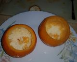A picture of step 2 of Orange pudding.