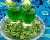 A picture of step 5 of Quice Lemonade Mint Sprig Drink #Cookpadapp #Drink_Competition.