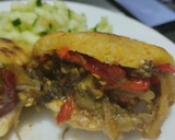 Foto del paso 11 de la receta: Arepas🥙rellenas con salteado de berenjenas y pimientos tatemados🍆🫑🧅